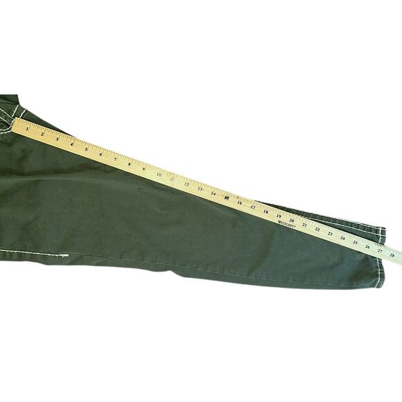 True Religion Thick Stitch Curvy Skinny Low-Rise Green Pants Jeans 30X27 - Picture 4 of 9